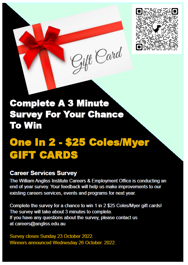 Complete the survey for a chance to win 1 in 2 $25 Coles/Myer gift card!